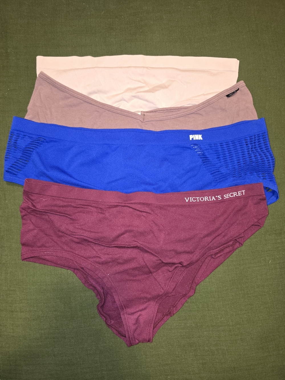Victoria's Secret, PINK & Modern Movement Seamless Hipster Panty Bundle Size XL